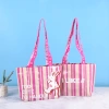 Color-printed PP hand-held woven handbag, laminated woven bag, white composite bag, woven handbag, snake skin shopping bag Application Scenario